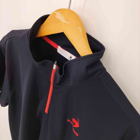 ルコック スポルティフ le coq sportif ハーフジップ半袖シャツ メンズ O
