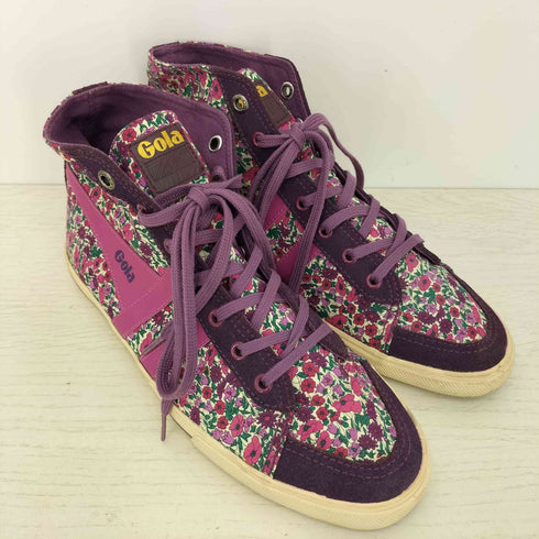 Gola collab QUOTA HIGH PETAL コラボ クォーター ハイ ペタル 花柄 ハイカットスニーカー レディース EUR:38