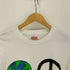 ヘインズ Hanes シングルステッチ 地球プリントTシャツ メンズ JPN:L