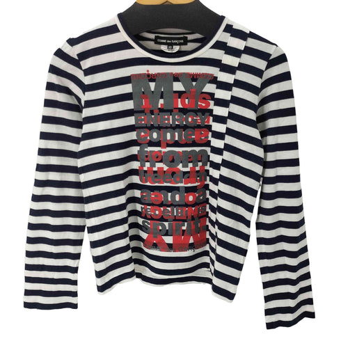 コムデギャルソン COMME des GARCONS AD2015 ボーダーL/S TEE レディース JPN:XS