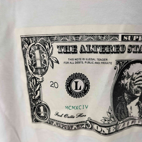 シュプリーム Supreme 17AW DOLLAR TEE ダラー 紙幣 メンズ import:L