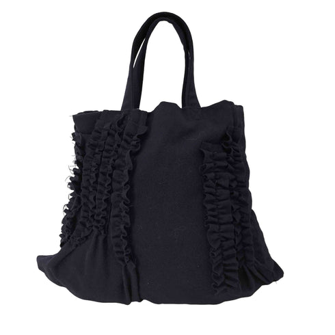 トリココムデギャルソン tricot COMME des GARCONS フリルトートバッグ ウール レディース ONE SIZE
