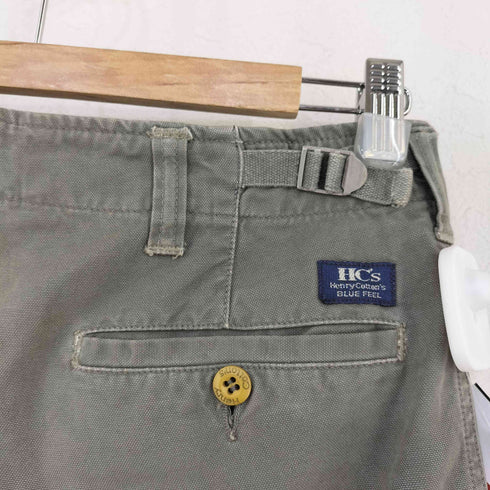 ヘンリーコットンズ Henry Cottons MADE IN ITALY BLUE FEEL ボタンフライ コットンカーゴパンツ メンズ JPN:44