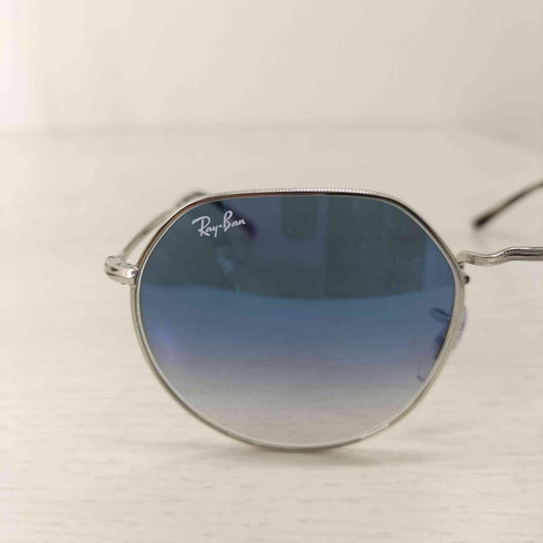レイバン Ray-Ban JACK メタル製フレームフレーム ポリッシュ シルバー レンズ ブルーグラデーション メンズ 55□20-145