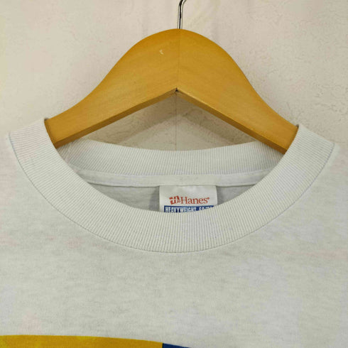 ヘインズ Hanes c.i.fly 企業ロゴ 両面プリントTシャツ メンズ import:M