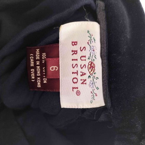 SUSAN BRISTOL 刺繍ベロアプリーツスカート レディース 6