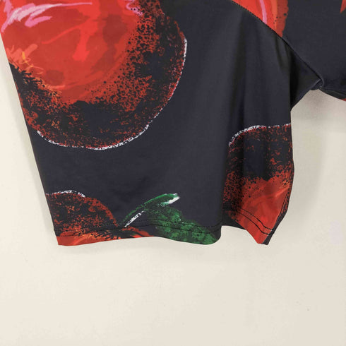 ニーアクロージング NIER CLOTHING リンゴ柄 S/S オーバーサイズTシャツ メンズ