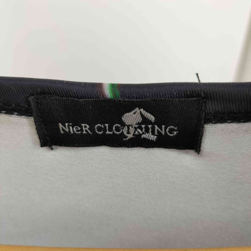 ニーアクロージング NIER CLOTHING リンゴ柄 S/S オーバーサイズTシャツ メンズ