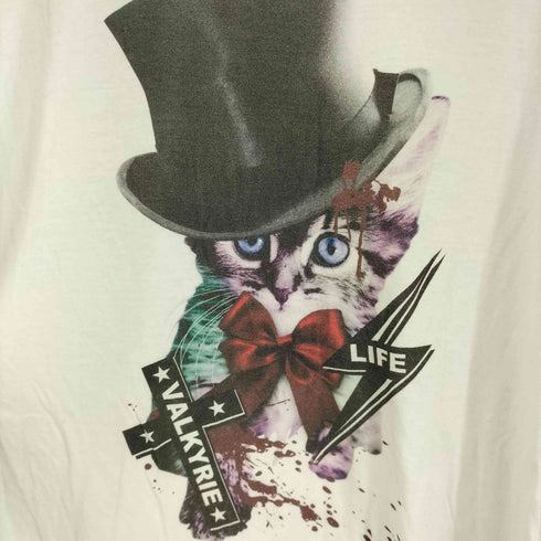 WROUGE 猫プリント S/S Tシャツ レディース JPN:XXL