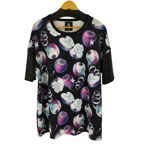 ドラッグハニー Drug honey リンゴ柄 S/S Tシャツ メンズ