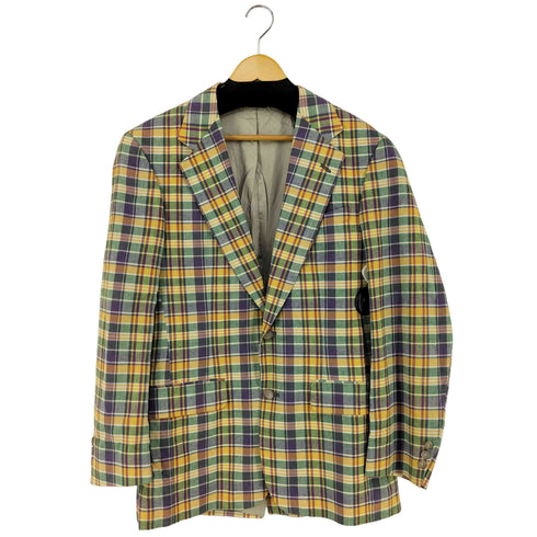 ブルックスブラザーズ BROOKS BROTHERS USA製 マドラスチェック テーラードジャケット メンズ 38RG