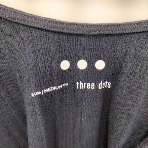 スリードッツ three dots High twisted rib half sleeve top レディース JPN:M