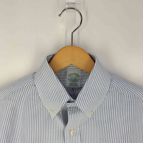ブルックスブラザーズ BROOKS BROTHERS USA製 スーピマコットン オックスフォード ストライプシャツ メンズ 15 1/2-34