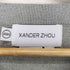 ザンダーゾウ XANDER ZHOU 2023 センターホールラメニット メンズ 44