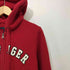 トミーヒルフィガー TOMMY HILFIGER ロゴ刺繍 ジップアップ フーディー レディース import:S