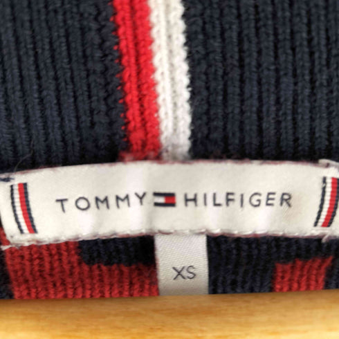 トミーヒルフィガー TOMMY HILFIGER スペルデザインVネックニット メンズ JPN:XS