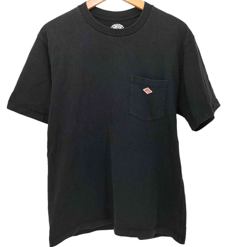 ダントン DANTON ロゴ刺繍 天竺コットン ポケットTシャツ メンズ US:40