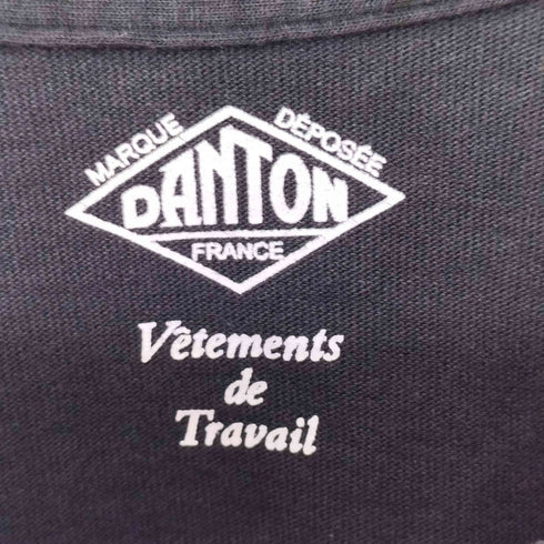 ダントン DANTON ロゴ刺繍 天竺コットン ポケットTシャツ メンズ US:40