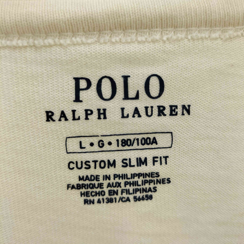 ポロラルフローレン POLO RALPH LAUREN シングルステッチ プリントS/S TEE メンズ L