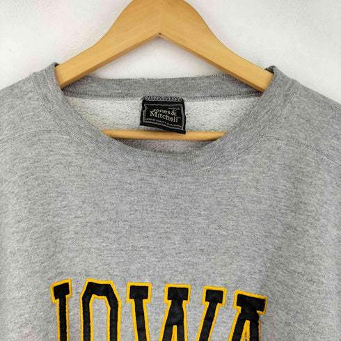 JONES&MITCHELL MADE IN USA カレッジデザインクルーネックスウェット メンズ import:XL