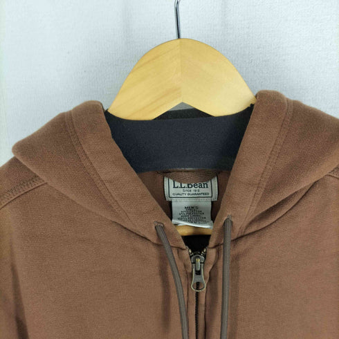 エルエルビーン L.L.Bean 90s 裏地ボア ロゴ刺繍 コットンジップアップフーディ メンズ