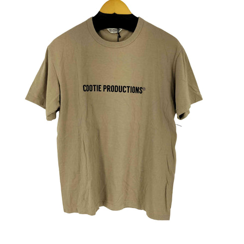 クーディプロダクション cootie productions Print S/S Tee (COOTIE LOGO) -Beige- メンズ JPN:M