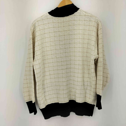 エヌナチュラルビューティーベーシック N.NATURAL BEAUTY BASIC VネックMIXツイードニットカーディガン レディース JPN:M