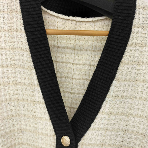 エヌナチュラルビューティーベーシック N.NATURAL BEAUTY BASIC VネックMIXツイードニットカーディガン レディース JPN:M