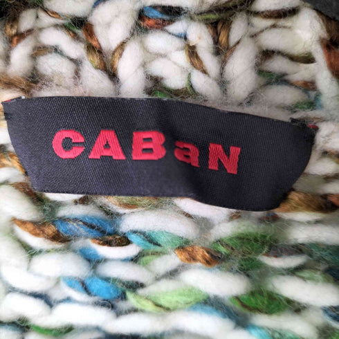 キャバン CABaN 2018AW ウールミックス ハンドニットカーディガン メンズ FREE