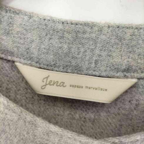 ジェナ JENA ウール混バンドカラーシャツ レディース FREE