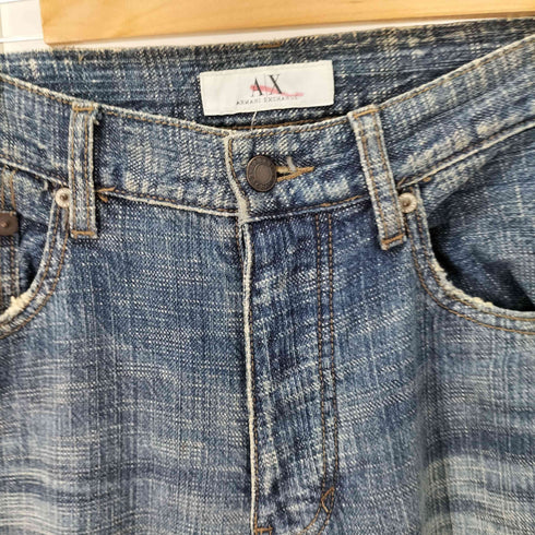 アルマーニエクスチェンジ ARMANI EXCHANGE ウォッシュ加工ストレートデニムパンツ メンズ 31REG