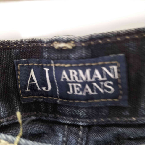 アルマーニジーンズ ARMANI JEANS ウォッシュ加工ストレートデニムパンツ Y2K メンズ 28