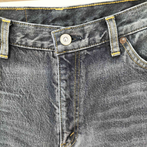 BONNY WOVEN ブラックデニム バギーショーツ Y2K レディース JPN:2