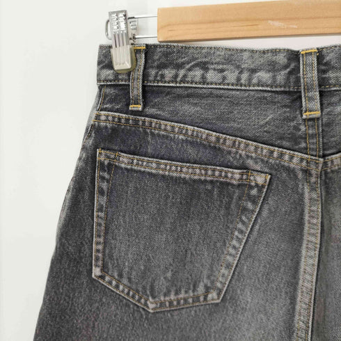 BONNY WOVEN ブラックデニム バギーショーツ Y2K レディース JPN:2