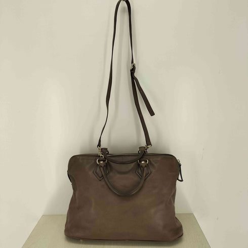 ヴィヴィアンウエストウッド Vivienne Westwood オーブ型押し 2wayレザーバッグ レディース