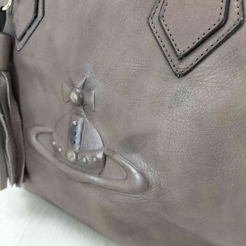 ヴィヴィアンウエストウッド Vivienne Westwood オーブ型押し 2wayレザーバッグ レディース