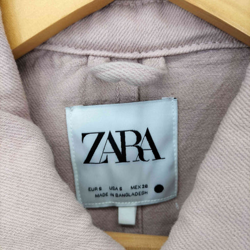 ザラ ZARA オーバーサイズシャツジャケット レディース import:S