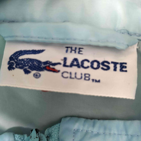 ラコステ LACOSTE 80-90S CLUB ロゴワッペン 裾アジャスターベルト ラグランスリーブ ナイロンジャケット メンズ import:L