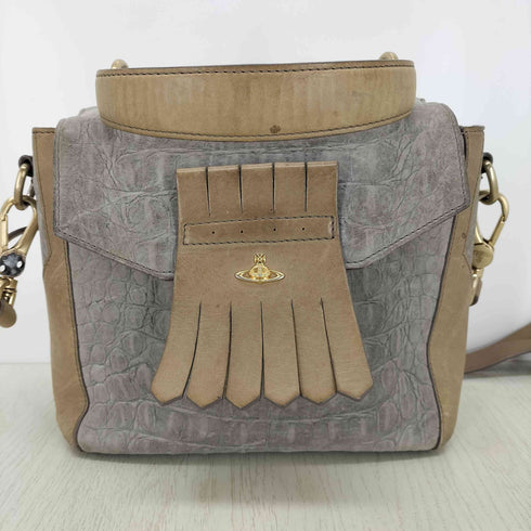 ヴィヴィアンウエストウッドアクセサリー Vivienne Westwood Accessories 2WAY クロコ オーブショルダーバッグ レディース