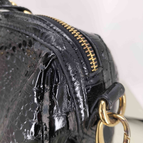 ヴィヴィアンウエストウッド Vivienne Westwood オーブ クロコ型押し エナメル 2way バッグ レディース