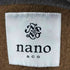 ナノユニバース NANO universe ノーカラー 比翼 ハーフコート レディース 38