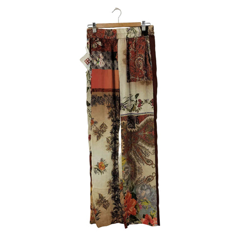 ザラ ZARA PATCHWORK PRINTED TROUSERS レディース JPN:L