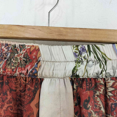 ザラ ZARA PATCHWORK PRINTED TROUSERS レディース JPN:L