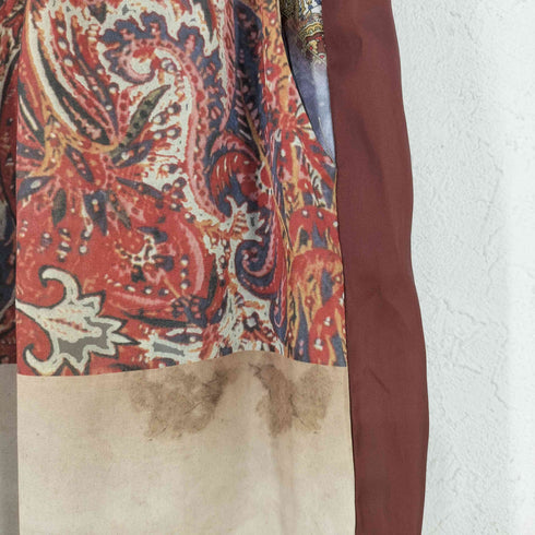ザラ ZARA PATCHWORK PRINTED TROUSERS レディース JPN:L