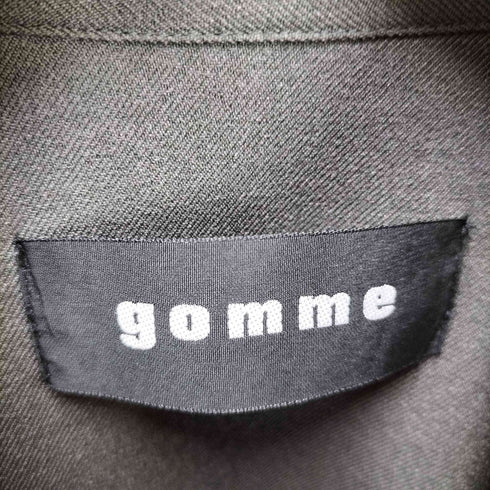 ゴム gomme オーバーサイズドットデザインシャツ メンズ