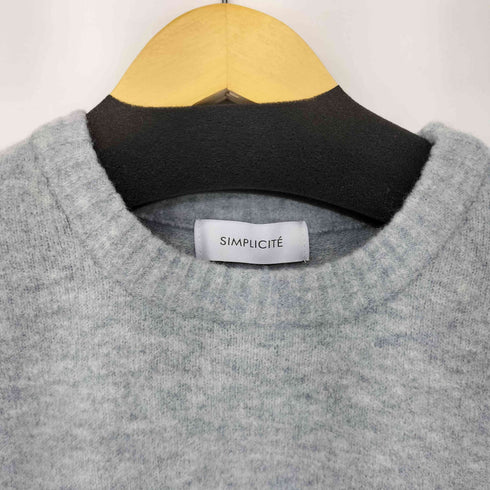 シンプリシテェ SIMPLICITE FOXMIXクルーネックプルオーバー レディース
