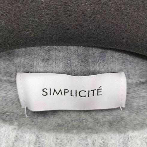 シンプリシテェ SIMPLICITE FOXMIXクルーネックプルオーバー レディース