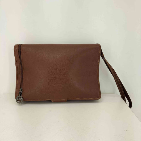 ロンシャン LONGCHAMP MADE IN FRANCE レザークラッチバッグ レディース