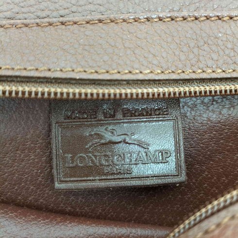 ロンシャン LONGCHAMP MADE IN FRANCE レザークラッチバッグ レディース