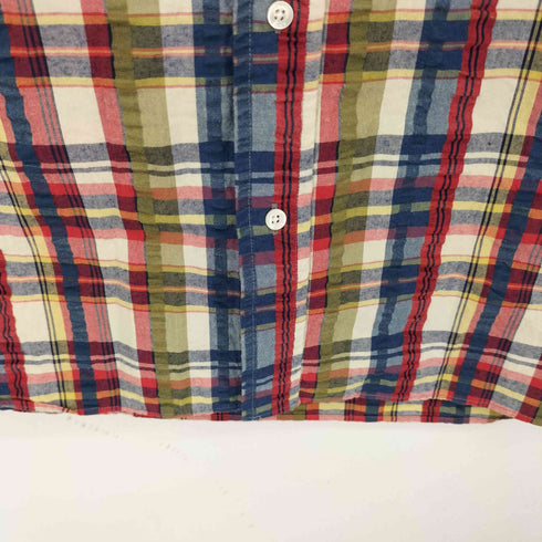 ビームスプラス BEAMS+ BD L/S チェックシアサッカーシャツ メンズ JPN:XL